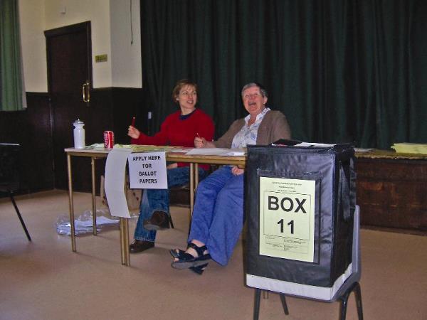 Voting at Lickey