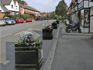 The commercial hub of Barnt Green