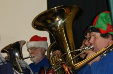 Blackwell Band at Christmas service