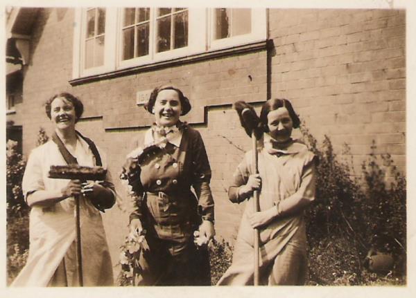Spring Cleaning at the Village Hall 1930's