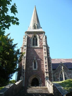 St Lawrence Church, Lindridge - taken Summer 2009.