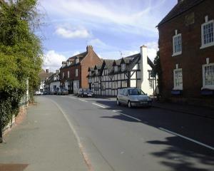 This is a view of the main street in the Village