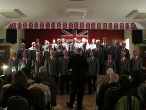 The Worcester Male Voice Choir Help to raise funds for Help for Heroes in Hampton Lovett Village Hall November 2011