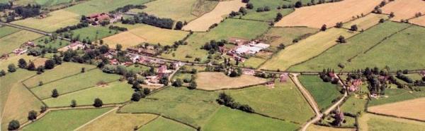 Aerial view of Bradley Green