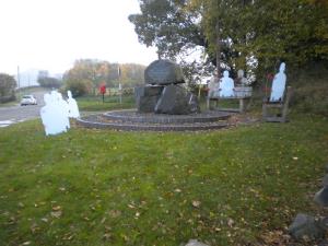 The silhouettes will remain in place for the service to be held on SUNDAY 11TH NOVEMBER 2018 AT 3PM, all are welcome to attend