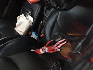 Going Christmas shopping, or so he thinks!!