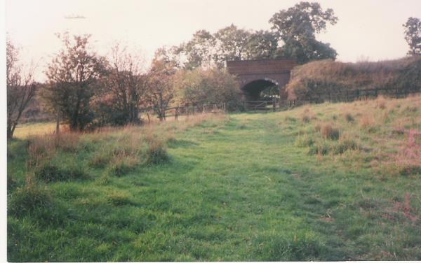 Railway bridge off Heydon Road 1980s