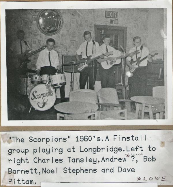 The Scorpions - Finstall Band from the 60's