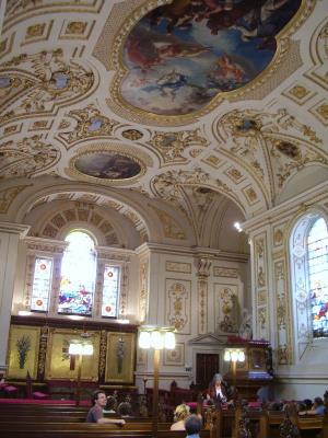The interior of Great Witley Church - Photo credit Wikipedia