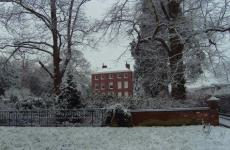 View of this fine house taken from Bevere Green during the snow of February 2009
