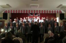 The Worcester Male Voice Choir Help to raise funds for Help for Heroes in Hampton Lovett Village Hall November 2011
