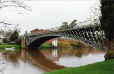 Thomas Telford's 1825 bridge over the River Severn.